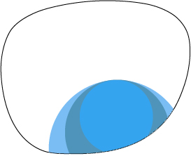 ff round Free-form round. Used for special lens designs that would otherwise be unavailable. Can be placed anywhere on the lens to make golfer segs.
